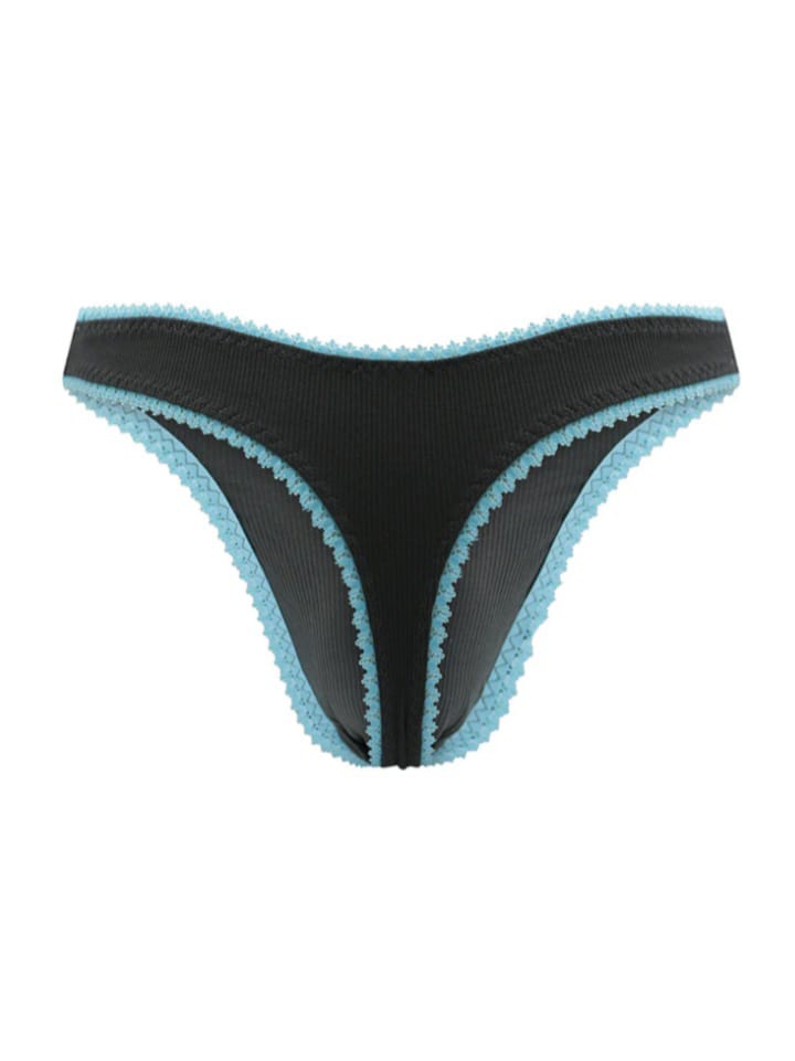 Men's everyday ribbed thong underwear